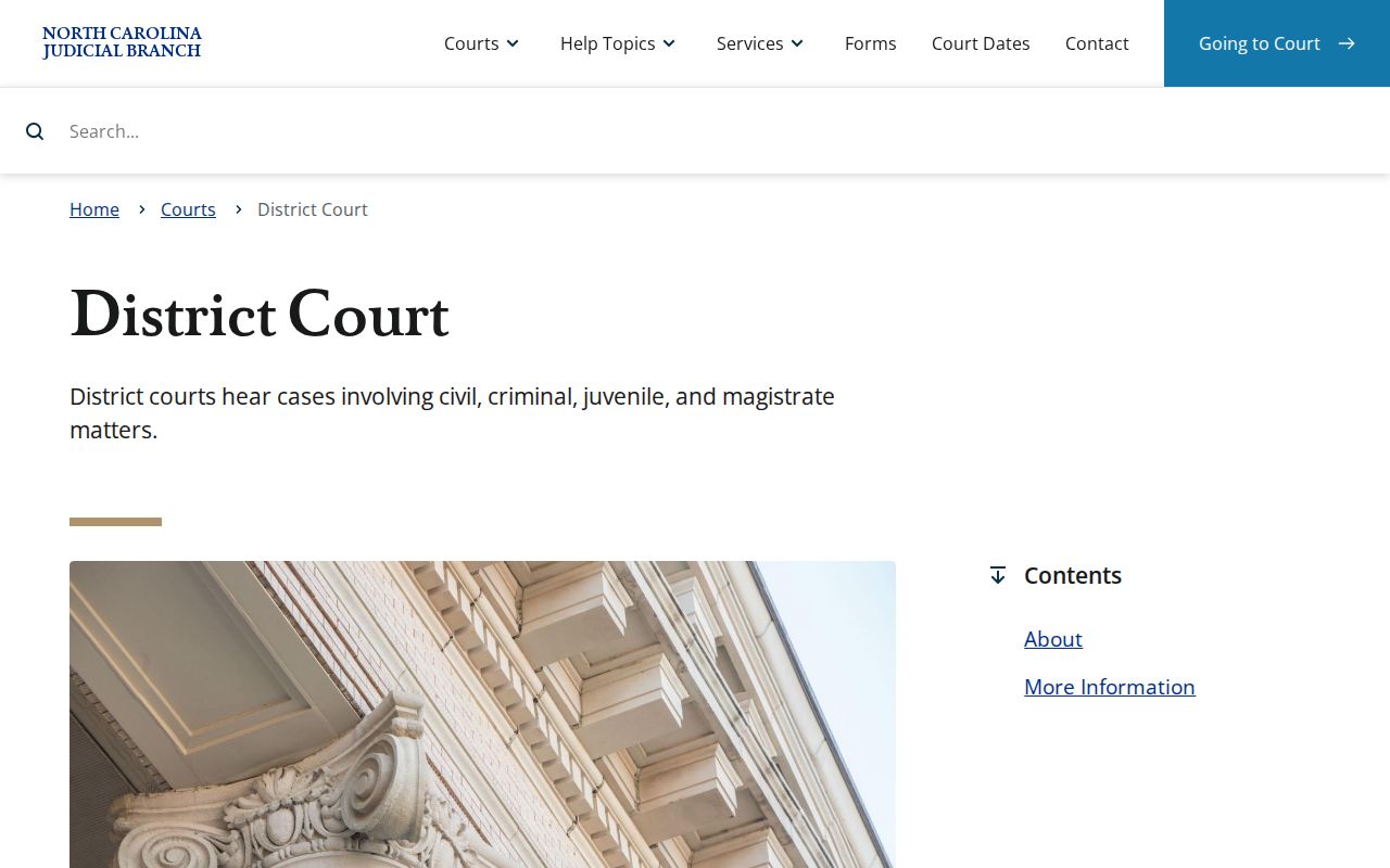 Scotland County criminal court dockets in District Court and magistrate jurisdiction