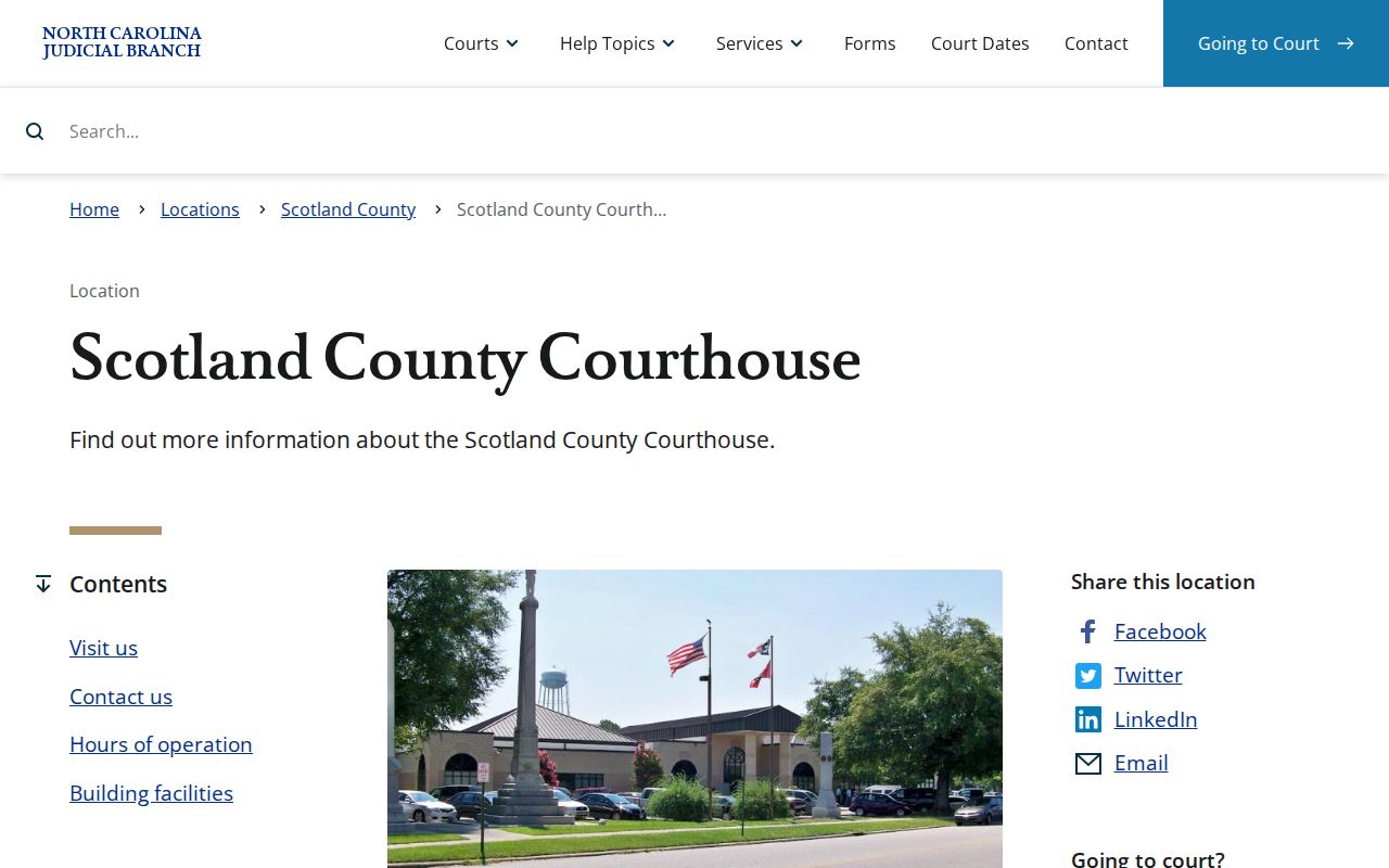 East Laurinburg court records at Scotland County Courthouse