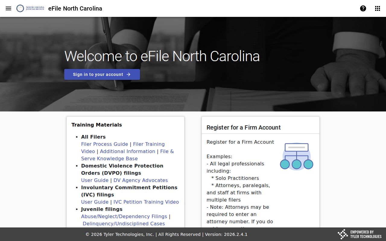 Scotland County court docket eCourts File and Serve record system