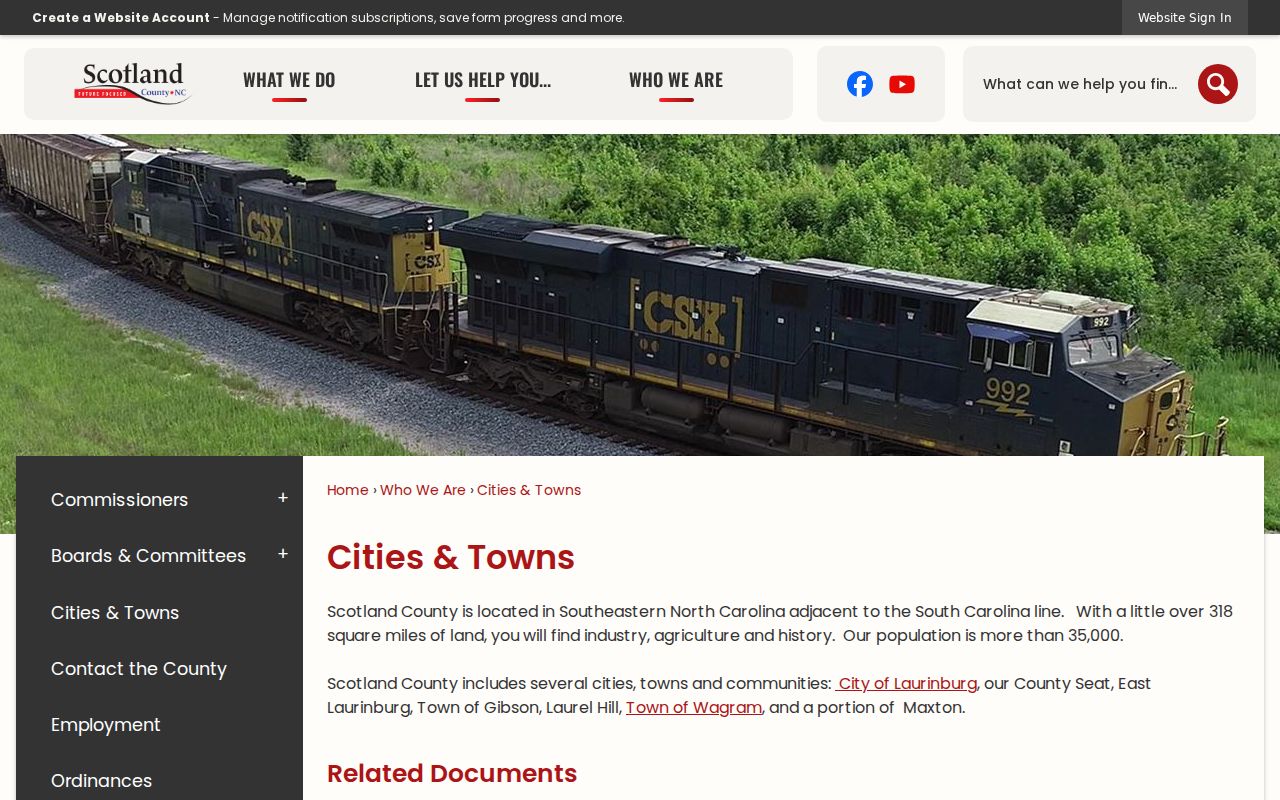 Wagram court records and Scotland County cities and towns